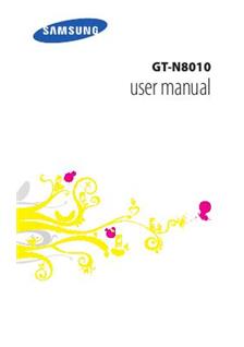 Samsung Galaxy Note 10.1 (Wifi) manual. Camera Instructions.